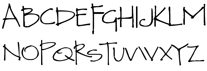 Pea Devon Caps Font LOWERCASE