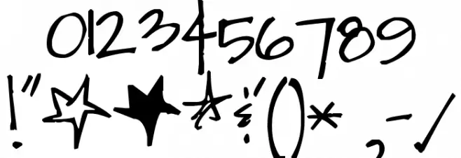 Pea Devon Font OTHER CHARS