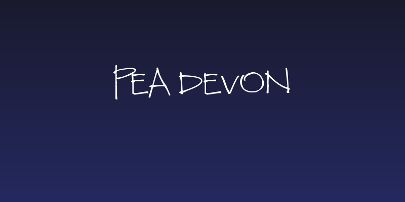 Pea Devon Social Header