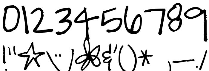Pea Diana Font OTHER CHARS