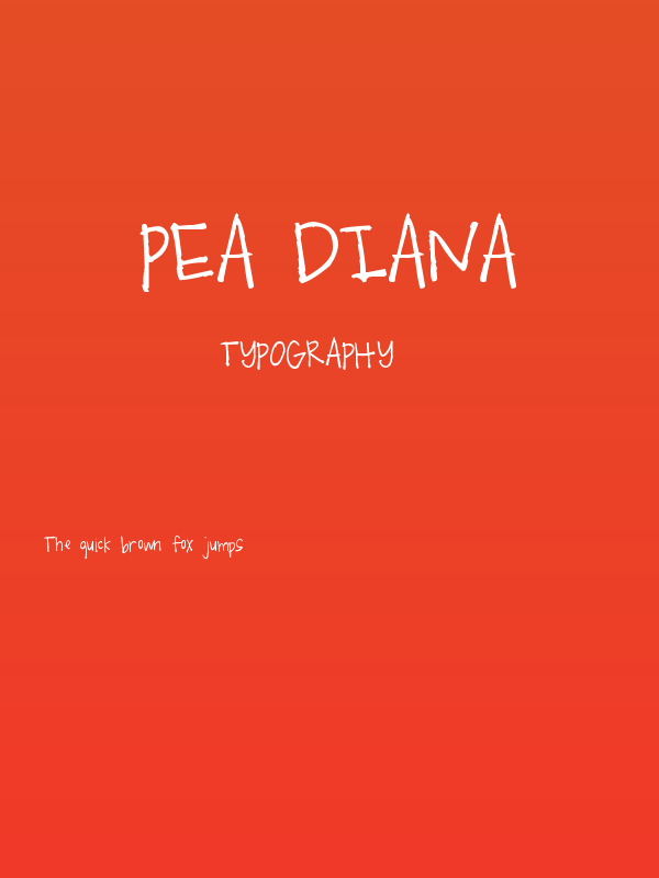 Pea Diana Poster