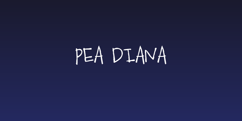 Pea Diana Social Header