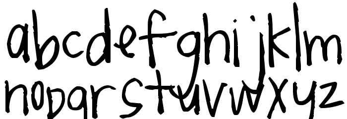 Pea Diana Font LOWERCASE