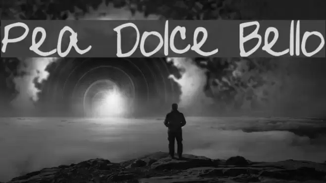 Pea Dolce Bello Font examples