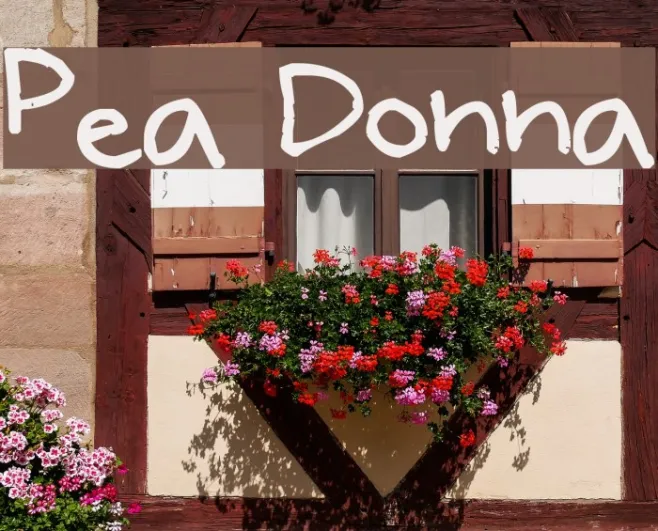Pea Donna Example 1