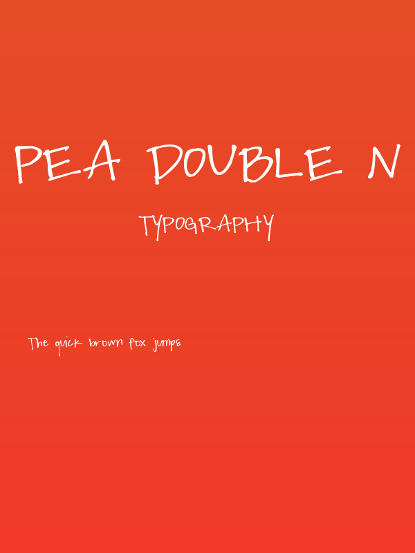 Pea Double n Jenn Poster