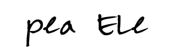 Pea Ele  免费字体下载