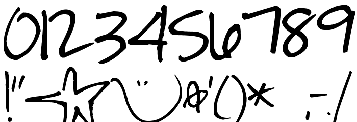 Pea Ele Font OTHER CHARS