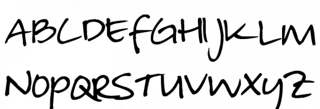 Pea Ele Schriftart Groß