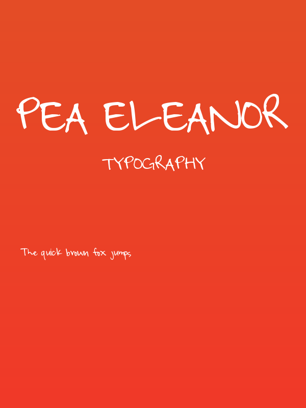 Pea Eleanor Poster