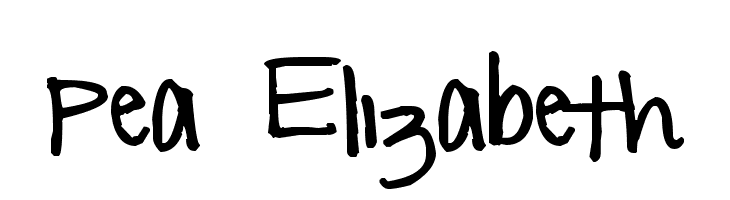 Pea Elizabeth Font