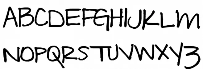 Pea Elizabeth Schriftart Groß