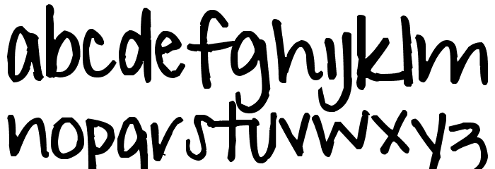 Pea Elizabeth Font LOWERCASE