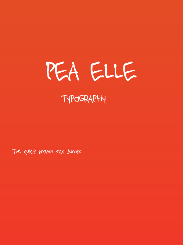 Pea Elle Poster