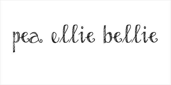 Pea Ellie Bellie Logo
