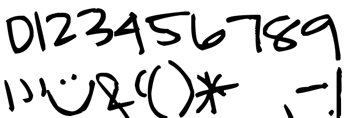 Pea Emma Kate Font OTHER CHARS