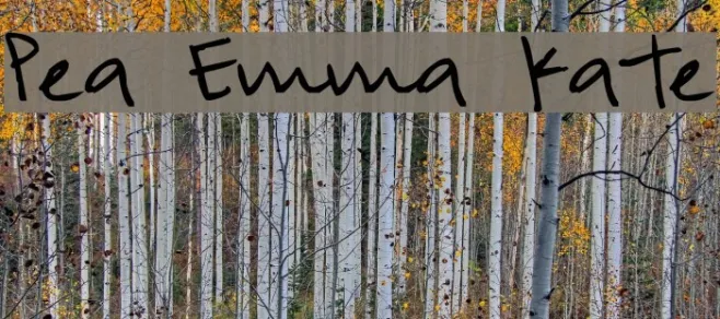 Pea Emma Kate Example 2
