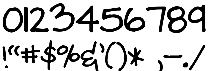 Pea Emma Font OTHER CHARS