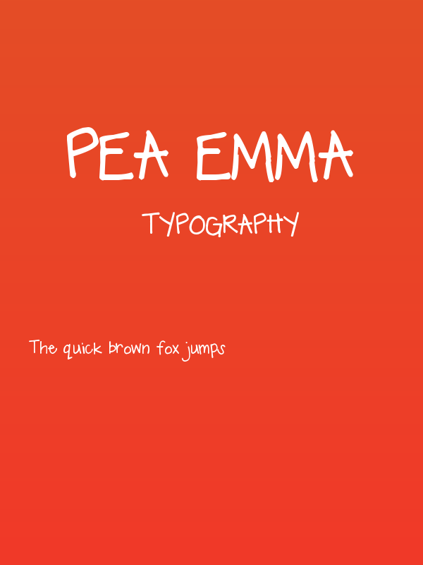 Pea Emma Poster