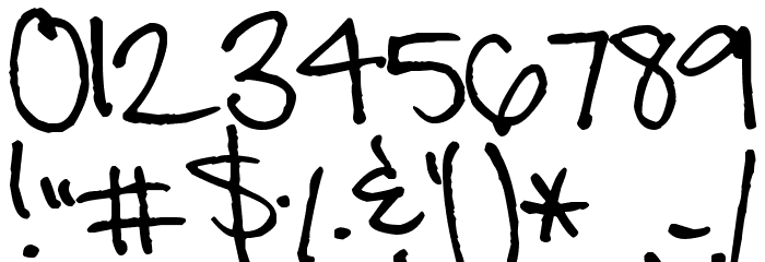 Pea Emmie Font OTHER CHARS
