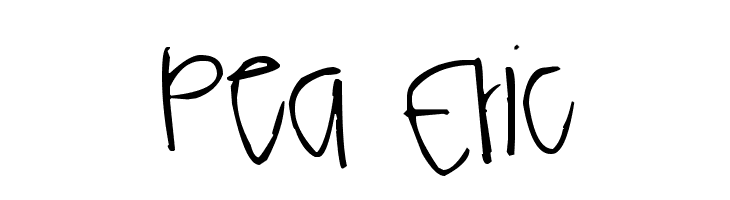 Pea Eric  Descarca Fonturi Gratis