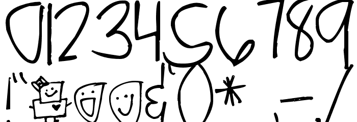 Pea Eric Font OTHER CHARS