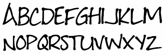 Pea Erwin Script Шрифта ВЕРХНИЙ