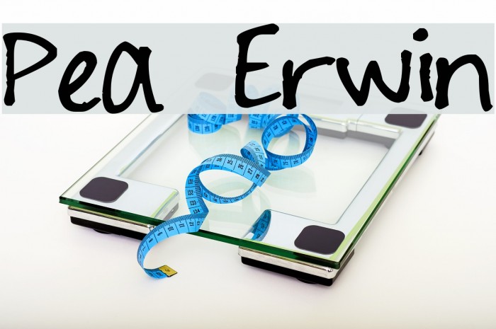 Pea Erwin Font examples