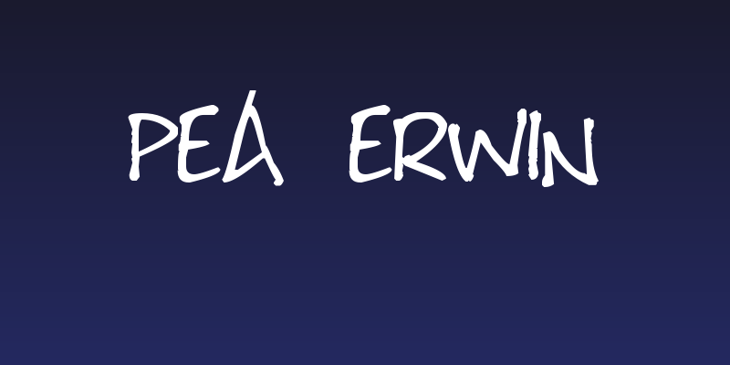 Pea Erwin Social Header