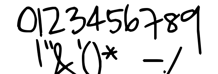 Pea Eshley Font OTHER CHARS