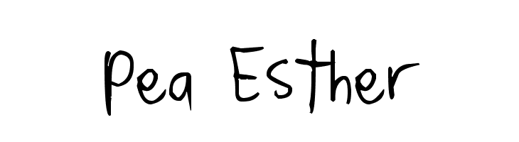 Pea Esther  免费字体下载