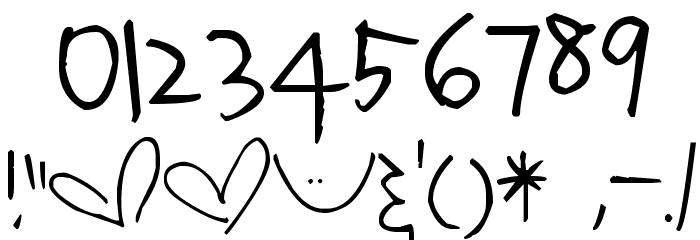 Pea Esther Font OTHER CHARS