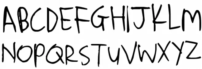 Pea Esther 字体 大写