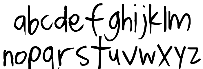 Pea Esther Font LOWERCASE