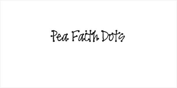 Pea Faith Dots Logo