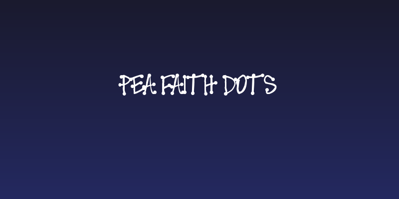 Pea Faith Dots Social Header