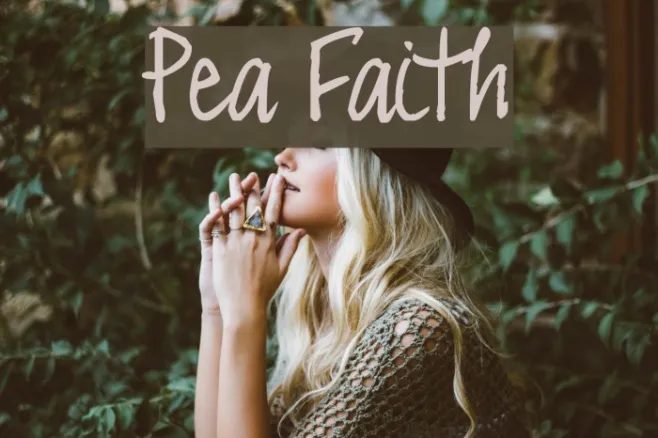 Pea Faith Example 3
