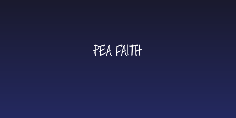Pea Faith Social Header