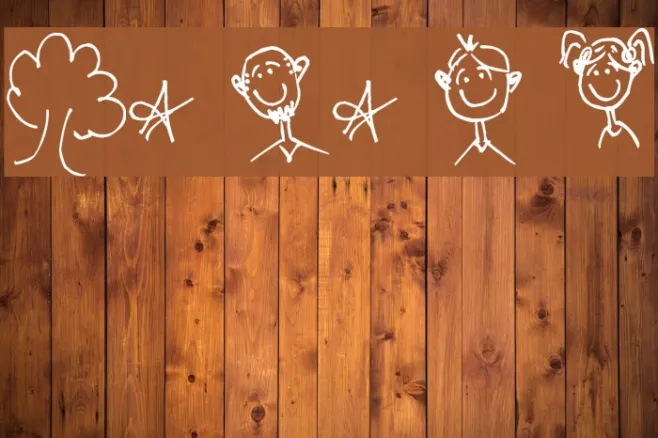 Pea Family Joy Doodles Example 3