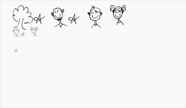 Pea Family Joy Doodles Business Card