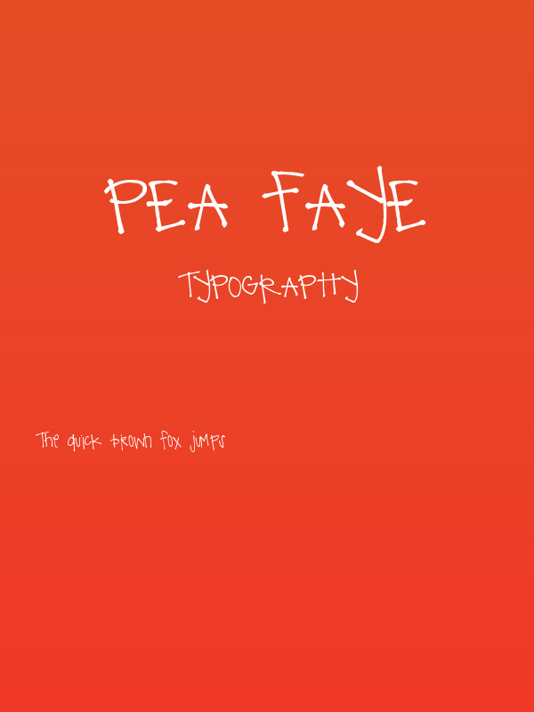 Pea Faye Poster