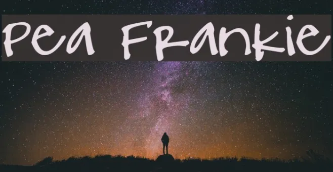 Pea Frankie Example 1
