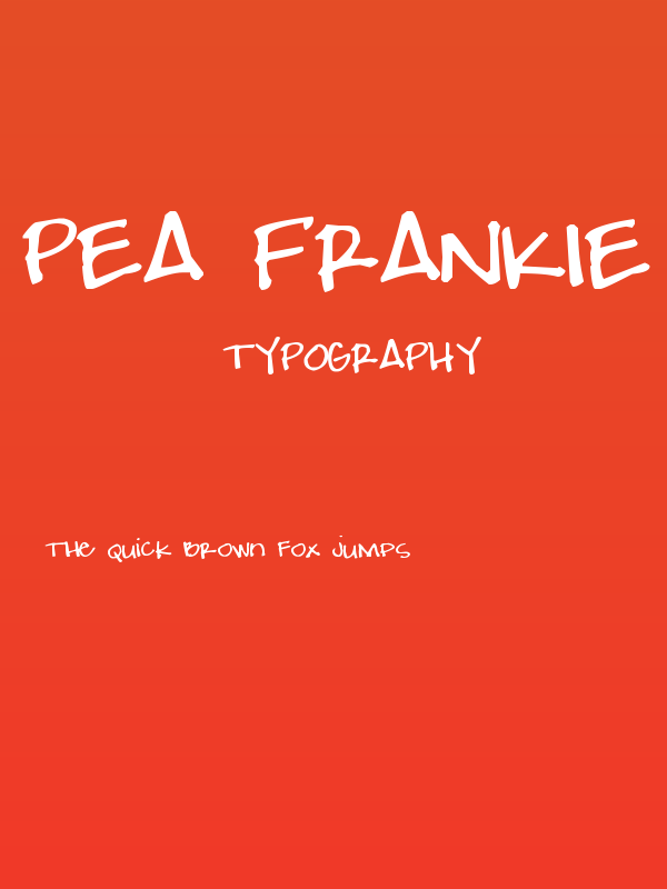 Pea Frankie Poster