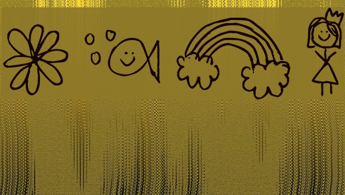Pea Fruit Salad Doodles Font examples