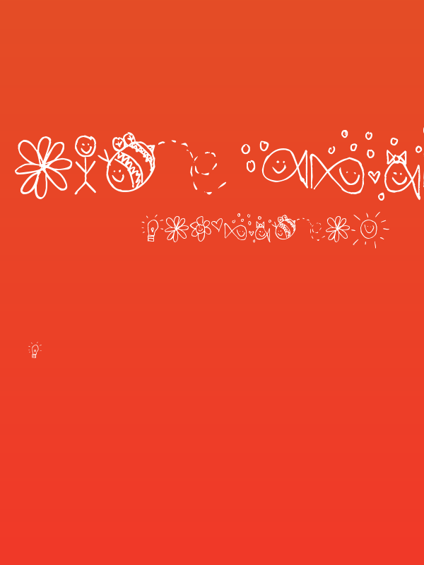 Pea Fruit Salad Doodles Poster