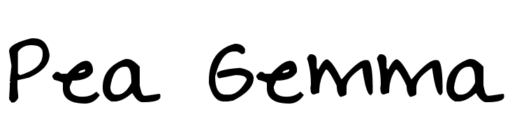 Pea Gemma Font