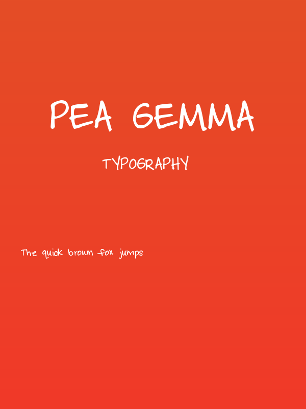Pea Gemma Poster