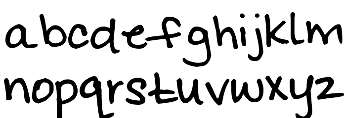 Pea Gemma Font LOWERCASE