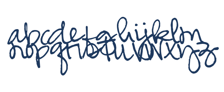 Pea Glo-Girl Script Lowercase