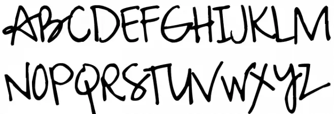Pea Hannah Rocky Road Schriftart Groß
